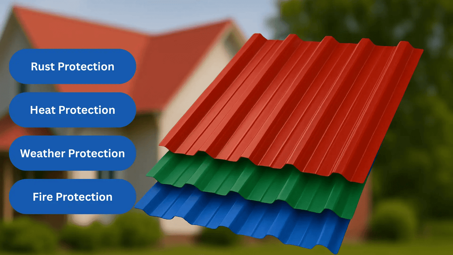 Colour Coated Roofing Sheet {.40 mm} - CIVLIX BY CLASSIC GROUP